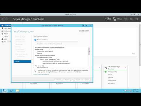 Windows Server 2012 Routing (Internet Connection)