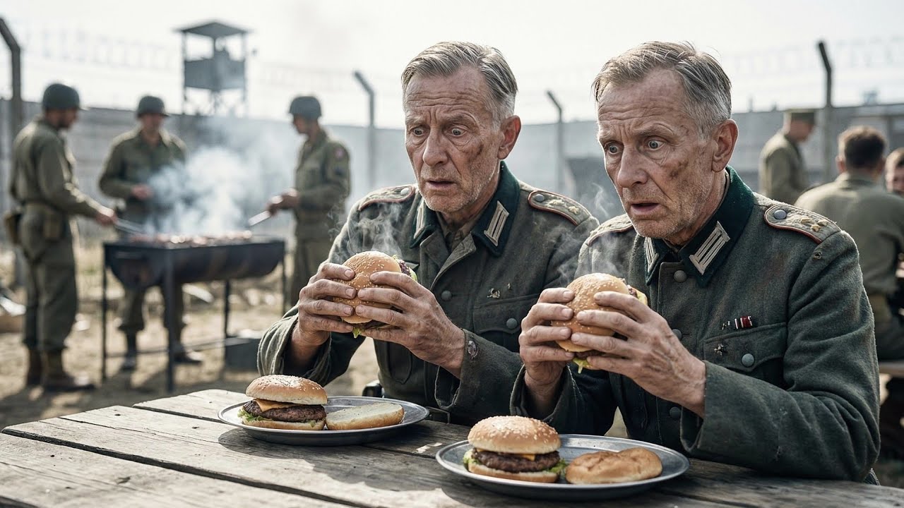 "But We Were Expecting Sawdust Bread" German POW Generals Broke Down After First Meal In America