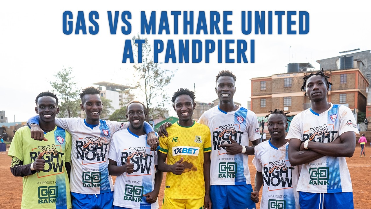 Mathare United FC plays Githurai All Stars at Pand Pieri