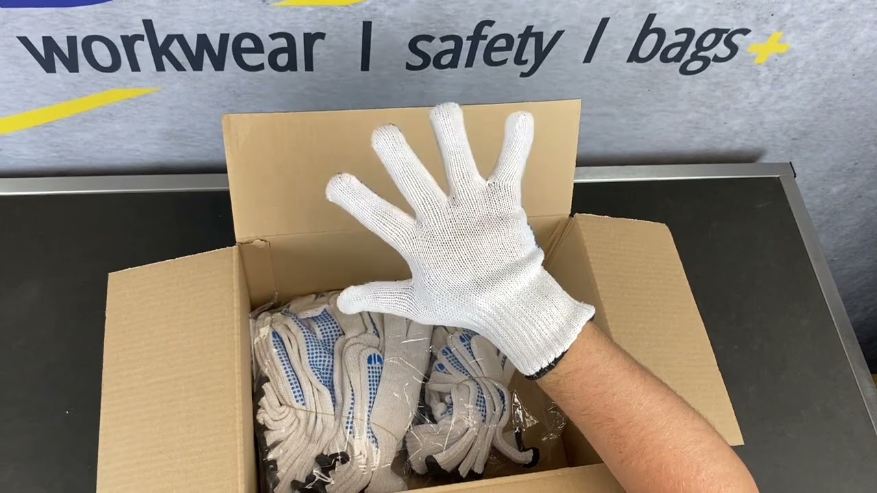 Strickhandschuhe KORLA 0360 mit rutschfesten Noppen von Stronghand, Produktvideo