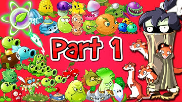 Plants vs. Zombies 2 it’s about time: Weasel Hoarder Zombie vs Every Plant Power Up vs Primal PVZ 2