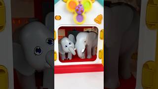 Surprise Toys In The House | Lovely Duplo Elephant Dad And Son
