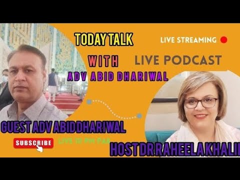 Today Talk with Adv Abid Dhariwal| Iran's Attack on Pakistan|Dr Raheela ...