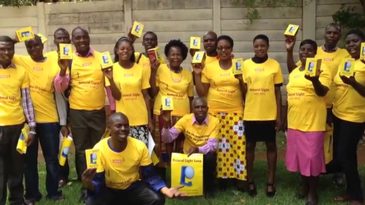 Natural Light solar lamps to Africa YouTube