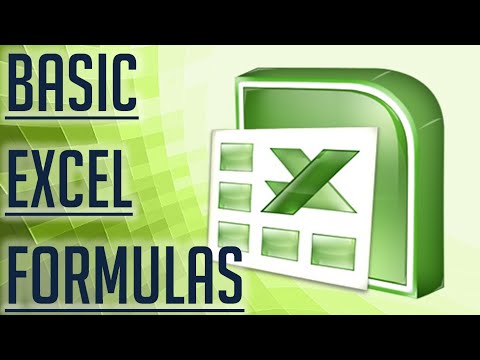 [Free Excel Tutorial] Basic Excel Formulas - ADD, SUBTRACT, DIVIDE, MULTIPLY - Full HD