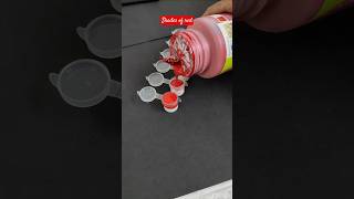 Red shades mixing 🎨 so satisfying #shorts #art #mandala #mixing #viral