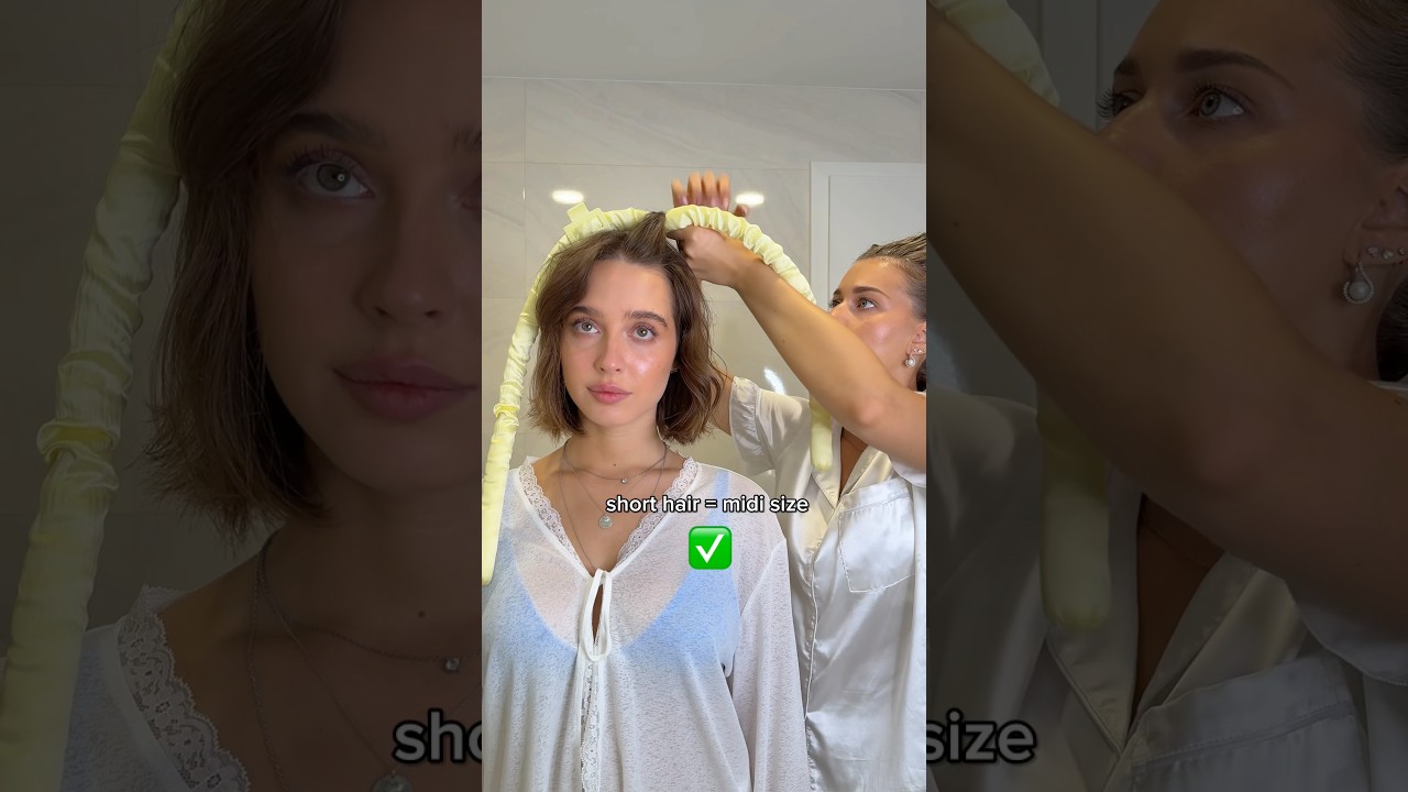 Советы по завивке коротких волос на ночь без нагревания с помощью щипцов для завивки средней длин...