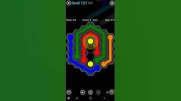 How To Solve Flow Free Hexes 7x7 Mania Level 121 Board Walk Through Solution Walkthrough