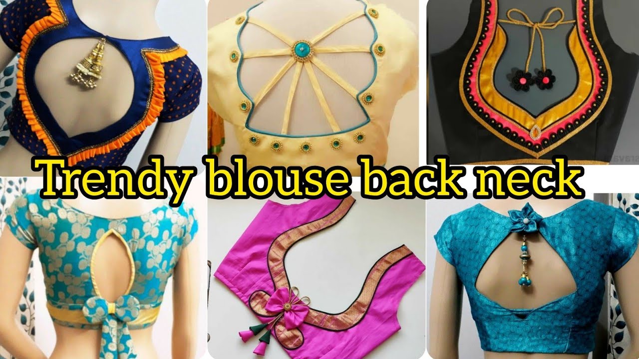 latest blouse back neck design #blousedesign #backneck design ...