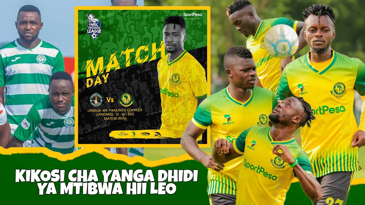 Kikosi Cha Yanga Kinachoanza Leo Dhidi Ya Mtibwa Sugar Mchezo Wa Ligi ...