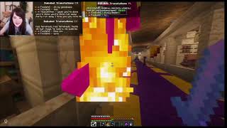 QUACKITY MATA a TINA con SKIN de BARNEY #qsmp #juanguarnizo #foolish #quackity #tinakitten