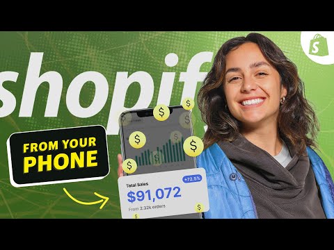 How to Build a Shopify Dropshipping Store Using Only Your PHONE