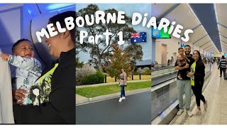 Arvin එක්ක රට ගියා | Melbourne ආවෙ ඇයි? | First flight experience as a family | Sachini & Isuru