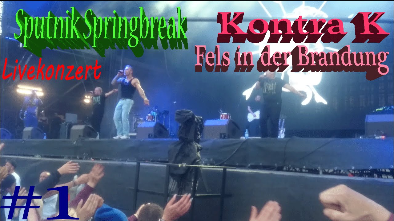 Kontra K Fels In Der Brandung Text Kontra K - Fels in der Brandung/#Livekonzert - YouTube
