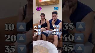 Guess the Number Below ⬇️ 50 Game Challenge ....#couple #gamechallenge #below