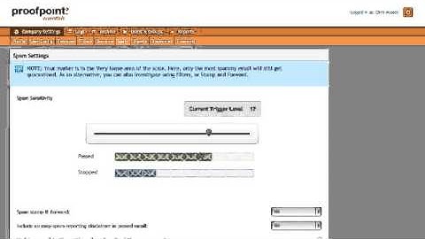 Proofpoint Essentials - Adjusting Spam Settings
