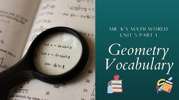 Geometry Unit 5 Part 1 Vocabulary~ Congruent Polygons