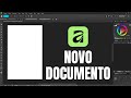 Como Criar um Novo Documento no Affinity