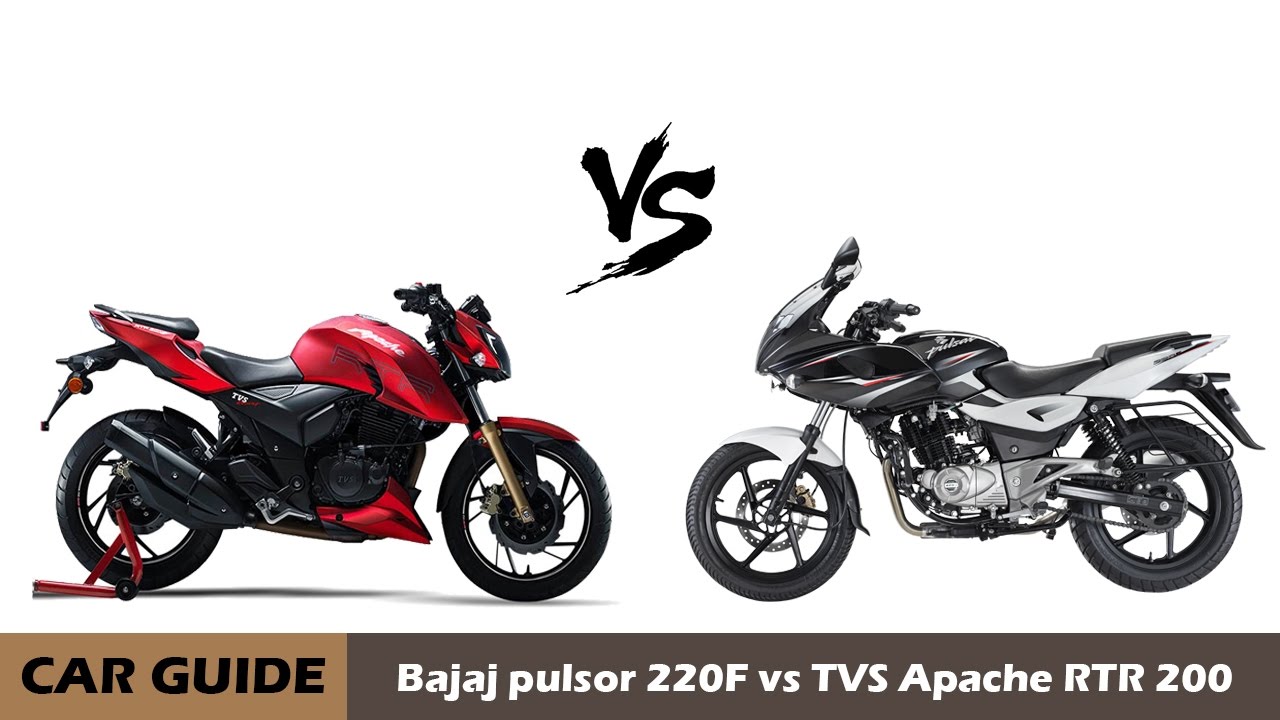 Bajaj Pulsar 220F vs TVS Apache RTR 200 Quick comparison
