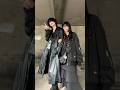 black matching outfits #fashion #lookbook #model