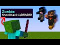 Minecraft, But All Mobs Have Insane Knockback