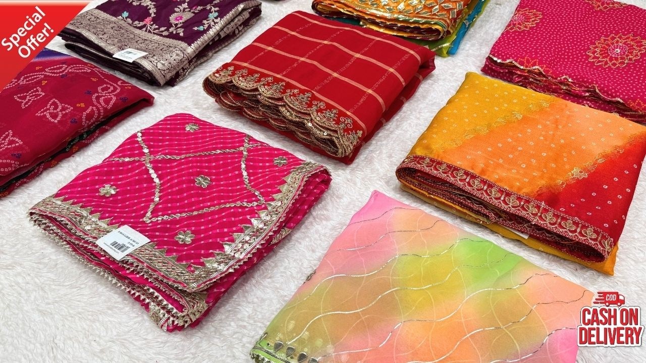 🔥KCPC लाया है 2025 का New Rajasthani jaipuri Sarees Collection – Royal Look, Budget Mein! #saree