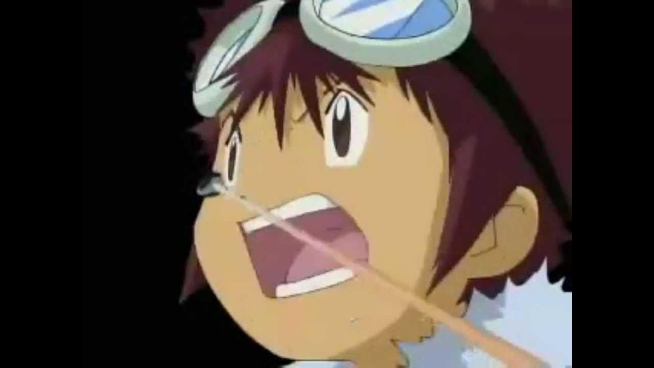 Digimon fandub (Davis, V-mon, Flamedramon)