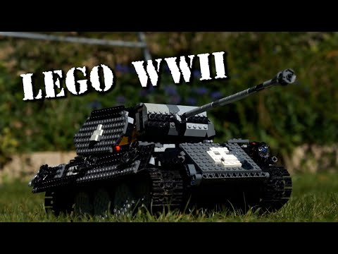 WWII Tank History in LEGO | Sherman, T-34, Pershing, Panther, Flakpanzer & More!