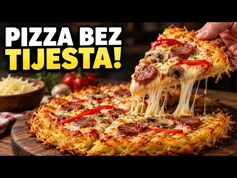 BAKA KAŽE PIZZA: Narendajte krompir i napravite najukusniju pizzu! Bez tijesta i kvasca 🍕🔥🤎