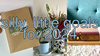 slice of life 🍊 first week of january, some 2024 goals, decorating my gratitude journal!