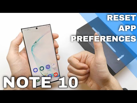 How to Reset App Preferences in SAMSUNG Galaxy Note 10 AND 10+