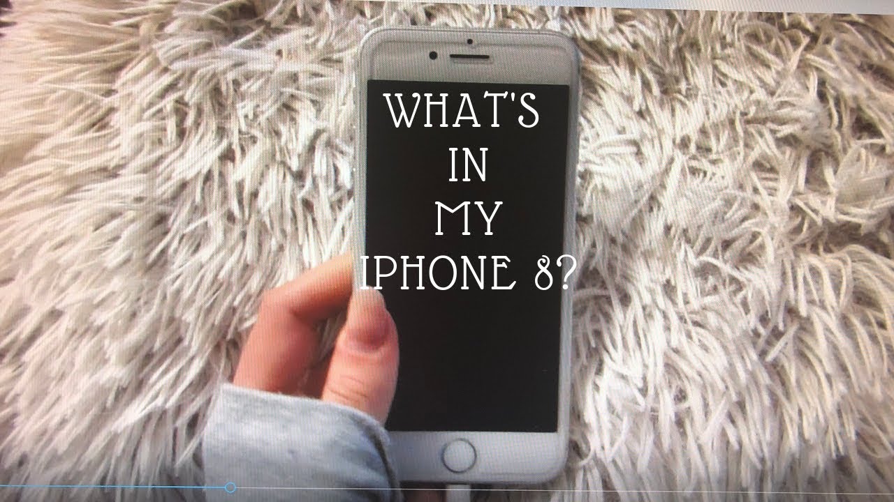 WHAT'S IN MY IPHONE 8? || sz