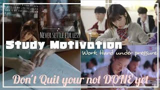 It's NOW or NEVER💫|| Study Motivation Kdrama 📚|| FEARLESS SONG||@DreamintoReality|| #kdrama #bts