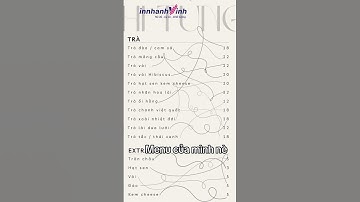 Mới đưa cái menu cho khách mà bị đánh ? Menu của tôi ? #menu #tintuc