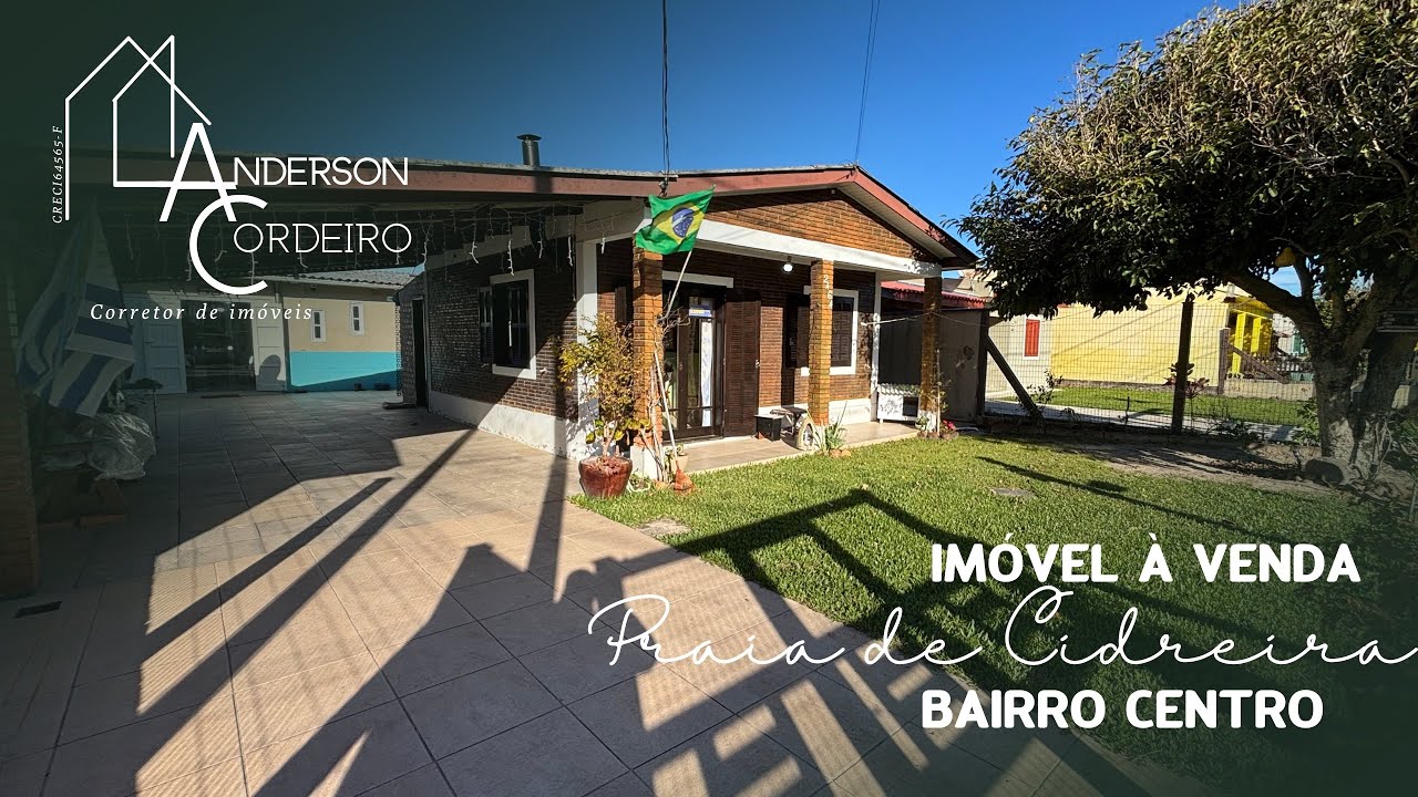 ‼️VENDIDA‼️R$216.000,00!EXCLUSIVIDADE CASA A VENDA NO BAIRRO CENTRO EM CIDREIRA/RS!