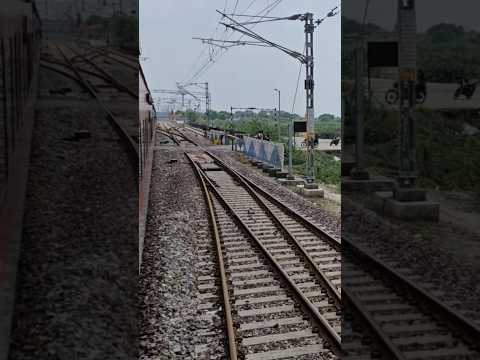 Jodhpur Varanasi Marudhar Express arriving Sambhar Lake #shorts