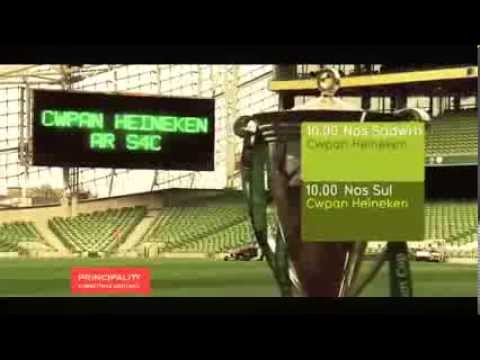 CWPAN HEINEKEN 2014 ar S4C
