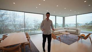 Virtual Tour of Minimalist Waterfront Modern at 57 Waters Edge in East Hampton, NY