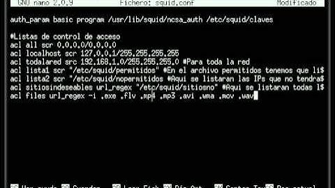 Configurar un servidor PROXY en Linux (Ubuntu) Parte 2