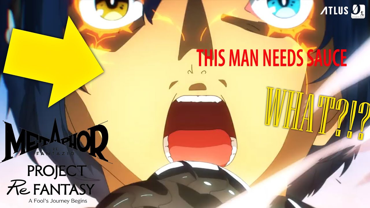 AINT NO WAYYY Metaphor ReFantazio Project Re Fantasy reaction-ish FINALLLYYYY