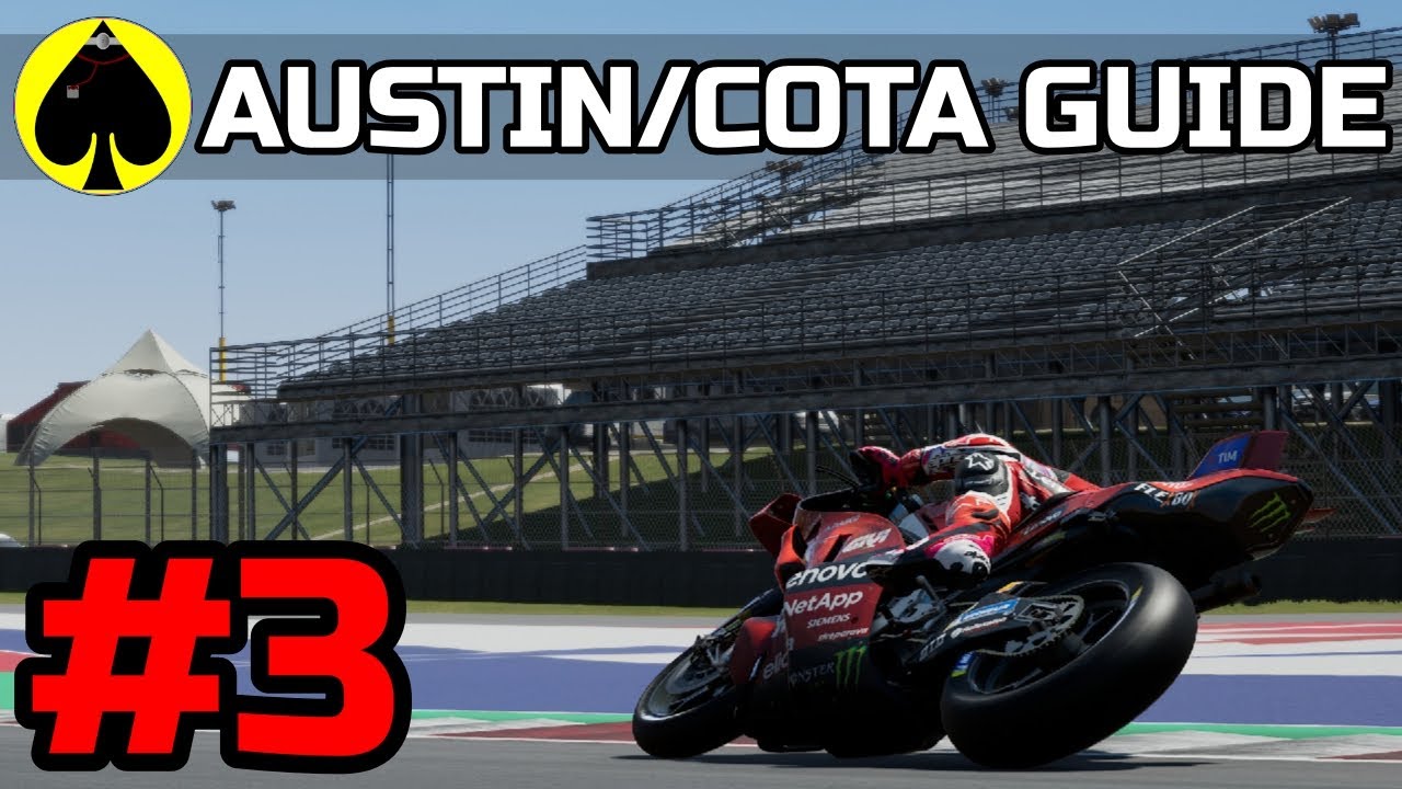 MotoGP 24 - MotoGP Academy - Austin COTA - Track Guide - YouTube