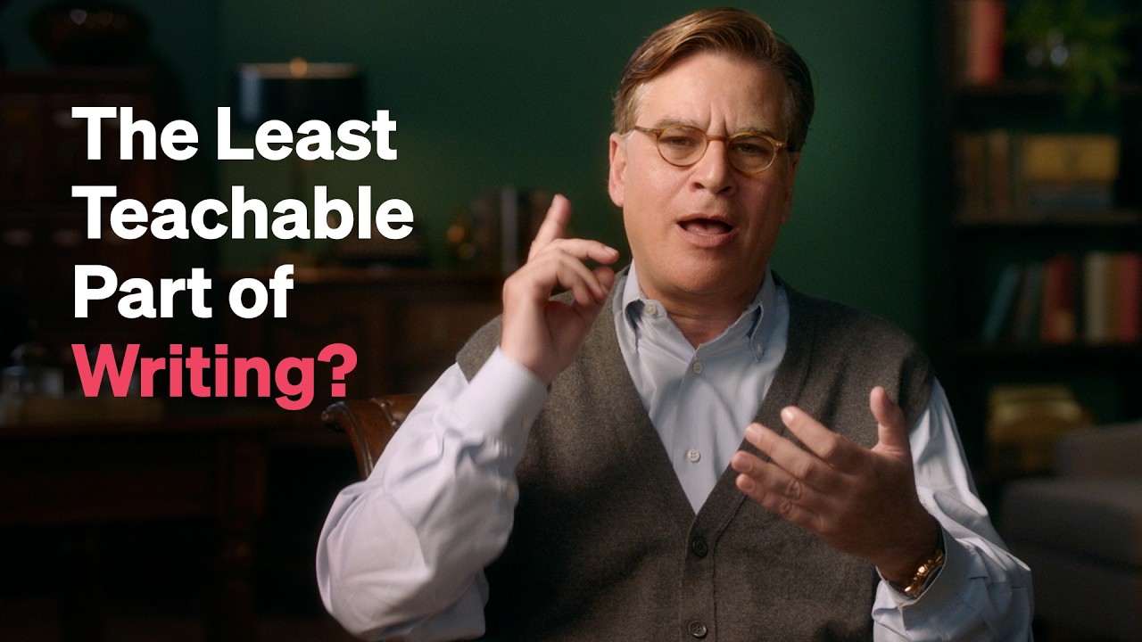 Why Aaron Sorkin Acts Out Every Scene Before He Begins Writing