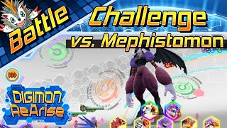 Digimon ReArise - Battle Challenge | vs. Mephistomon | Accel Play!