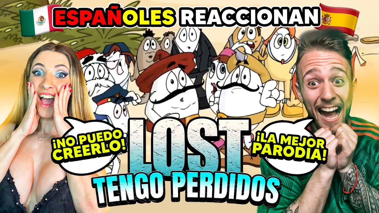 ESPAÑOLES REACCIONAN a HUEVOCARTOON! LOST TENGO PERDIDOS | PARA CAGARSE DE RISA!