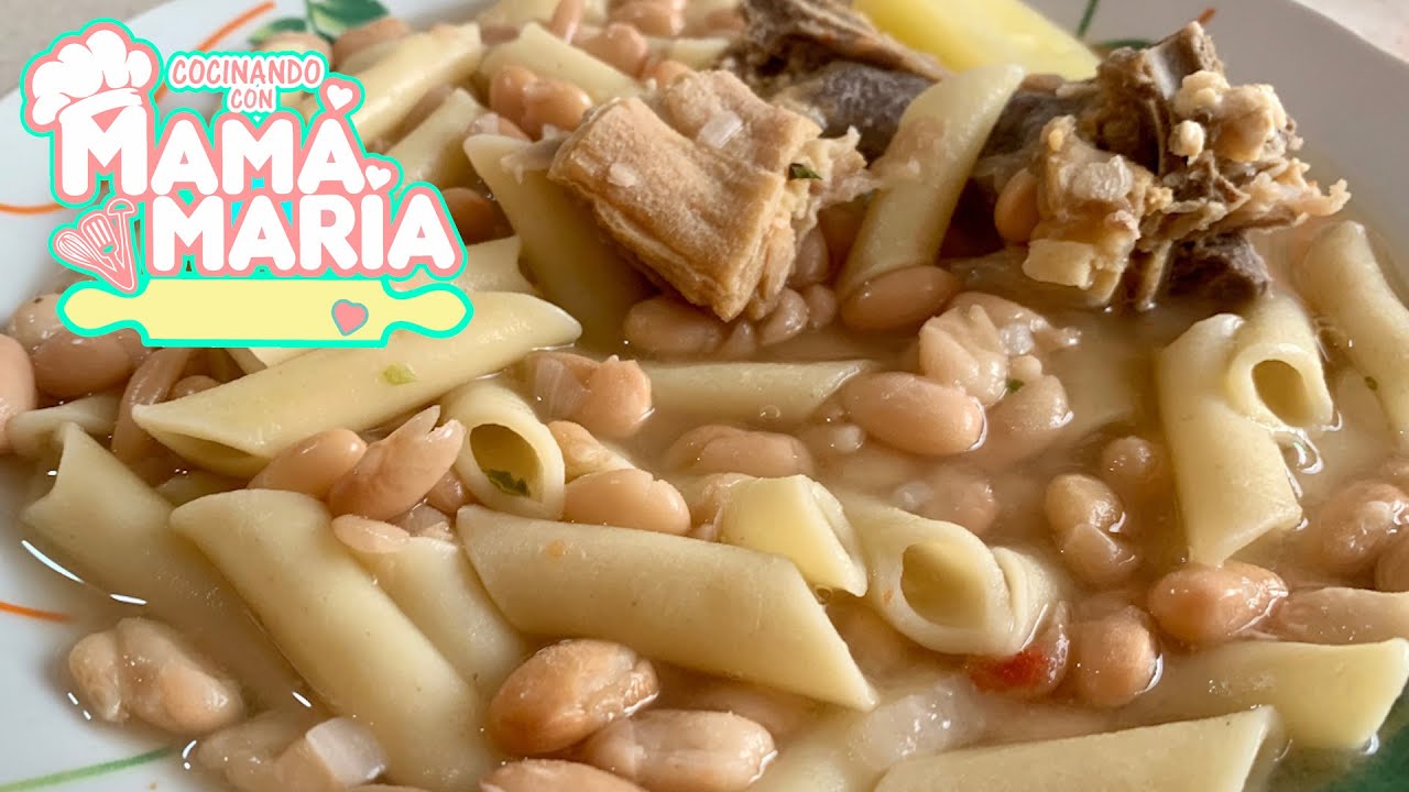 SOPA DE FREJOLES PERUANO | COCINANDO CON MAMÁ MARÍA