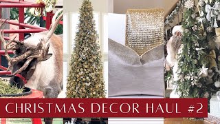Christmas Decor Haul 2025 Decorate With Me  Amazon At Home Ross Homegoods Marshalls Michaels