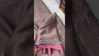 Jangan Beli Kain Pesta Sebelum Nonton Ini! Review renda &amp; Satin Madawi" #satin #fypシ #shorts