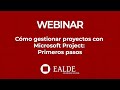 Cómo gestionar proyectos con Microsoft Project: Primeros pasos