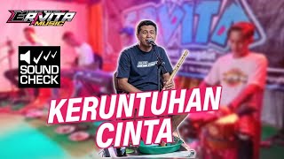 CEK SOUND - KERUNTUHAN CINTA - SUYATNO ICLIK | NEW ERVITA MUSIC - Ravita Audio - Live banjar panggul