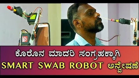 COVID-19: Coimbatore Based Engineer Develops Smart Swab Robot For Sample Collection| Vijay Karnataka